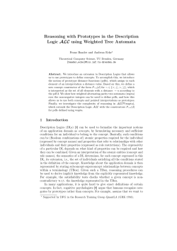 Reasoning with Prototypes in the Description Logic 긔