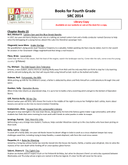 Books for Fourth Grade SRC 2014