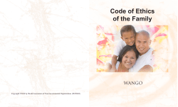 Code of Ethics of the Family