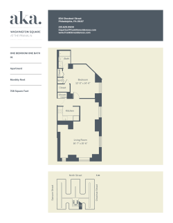 Apartment Monthly Rent 708 Square Feet 834 Chestnut Street