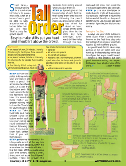 BB stilts layout