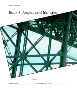 Book 6 STUDENT – Angles and Triangles