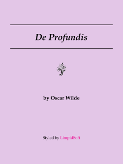 De Profundis