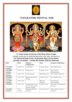 Navarathri Festival-2016 - Shri Shiva Vishnu Temple