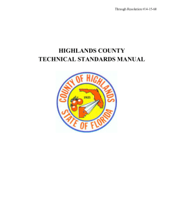 Technical Standards Manual Section Six