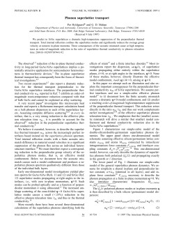 Phonon superlattice transport - Chalmers University of Technology