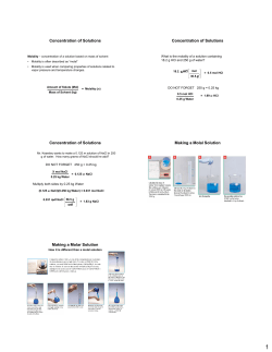 Molality - mrkearsley.com - The Web Site of Mr. Kearsley