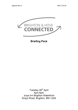 Briefing Pack - BH Connected
