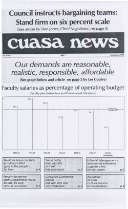 Council instructs bargaining teams: Stand firm on six percent scale