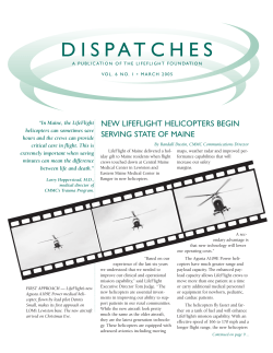 LifeFlight Dispatches March 2005