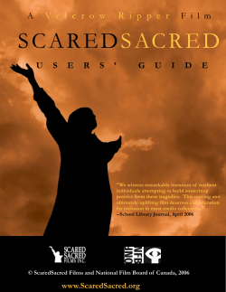 scaredsacred - Office national du film du Canada