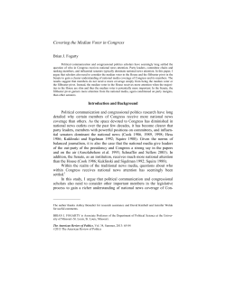 Covering the Median Voter in Congress