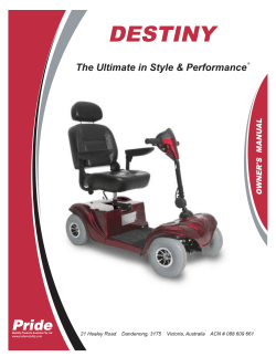 Destiny - Pride Mobility