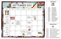 september 2011 - Christ Church of Longboat Key