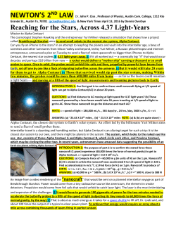Reaching for the Stars, Across 4.37 Light-Years
