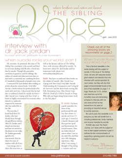 Sibling Voice &ndash; April - June 2012