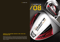 COBRA GOLF 1818 ASTON AVENUE CARLSBAD, CA 92008 1.800