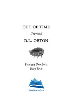 Out of Time (BTE #4) Preview - Between Two Evils Book Series