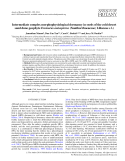 Intermediate complex morphophysiological