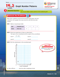 Graph Number Patterns