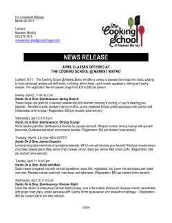 NEWS RELEASE - Price Chopper
