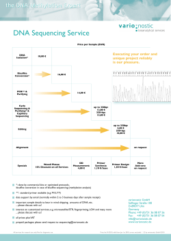 Capillary sequencing