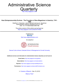 The founders of new magazines in America, 1741-1860