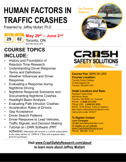human factors in traffic crashes