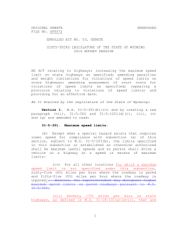SF0072 - Wyoming Legislature