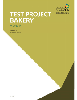 test project bakery