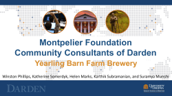 Darden Farm Brewery Business Plan for VACVB