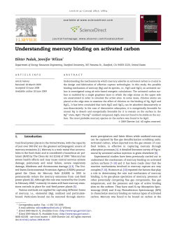 Understanding mercury binding on activated carbon