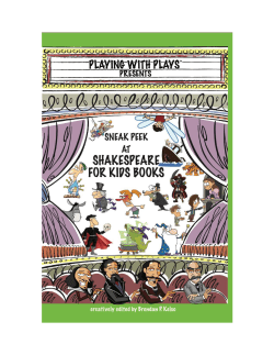 to see a sneak peek - Playing with Plays