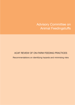 ACAF Review farm - Food Standards Agency