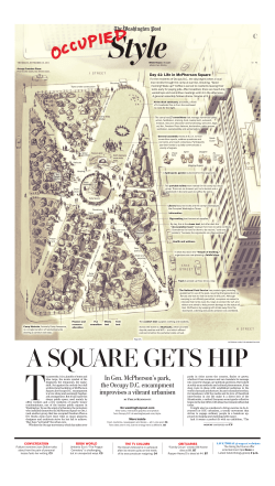 ABCDE In Gen. McPherson`s park, the Occupy