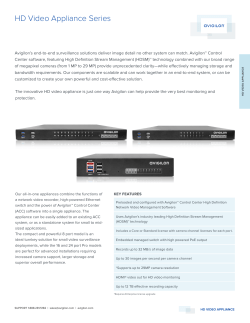 Avigilon Appliance PDF - CL
