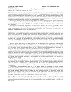 Avoiding the Staking Dilemma Published in the International Plant