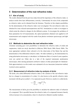 5 Determination of the real refractive index - diss.fu