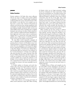 Fellow Travelers - Princeton University Press