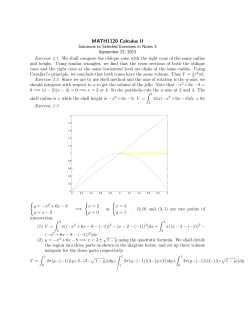 Notes 3 - Cornell Math