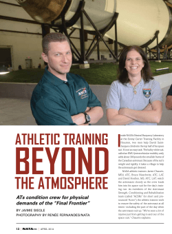 Day in the Life: Athletic Trainers for NASA