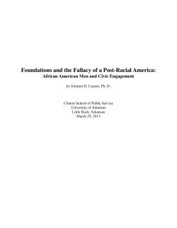 Foundations and the Fallacy of a Post