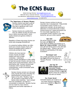 The ECNS Buzz March 2016 - Elizabethtown Community Nursery