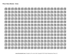 Place Value Blocks