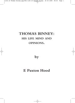 Thomas Binney