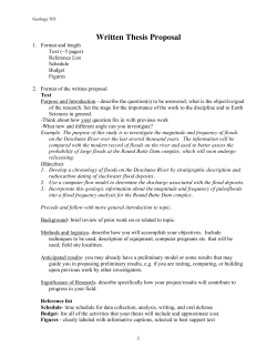Thesis proposal guidelines
