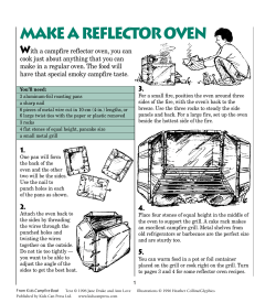 Make a Reflector Oven