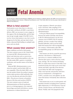 Fetal Anemia