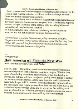 How America wil Fight the Next War