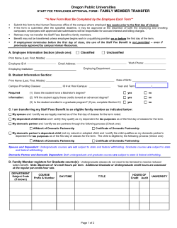 A New Form Must Be Completed by the Employee Each Term